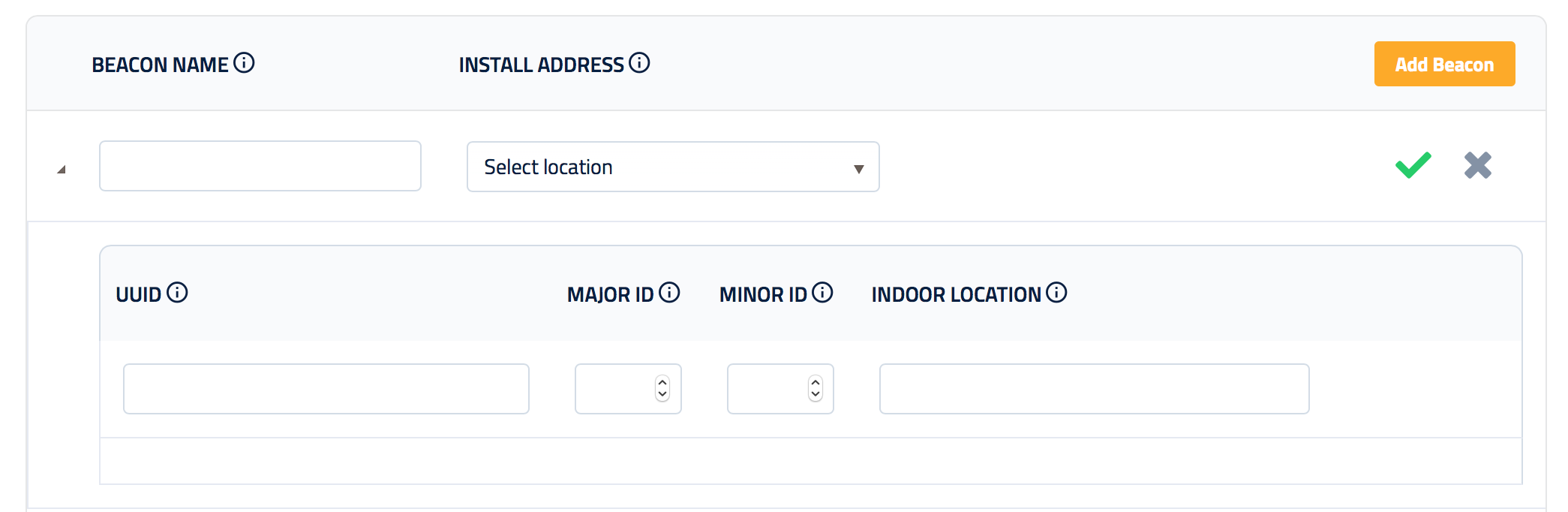Add beacon