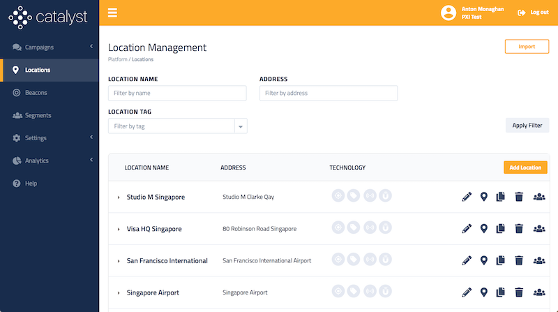 Manage Location