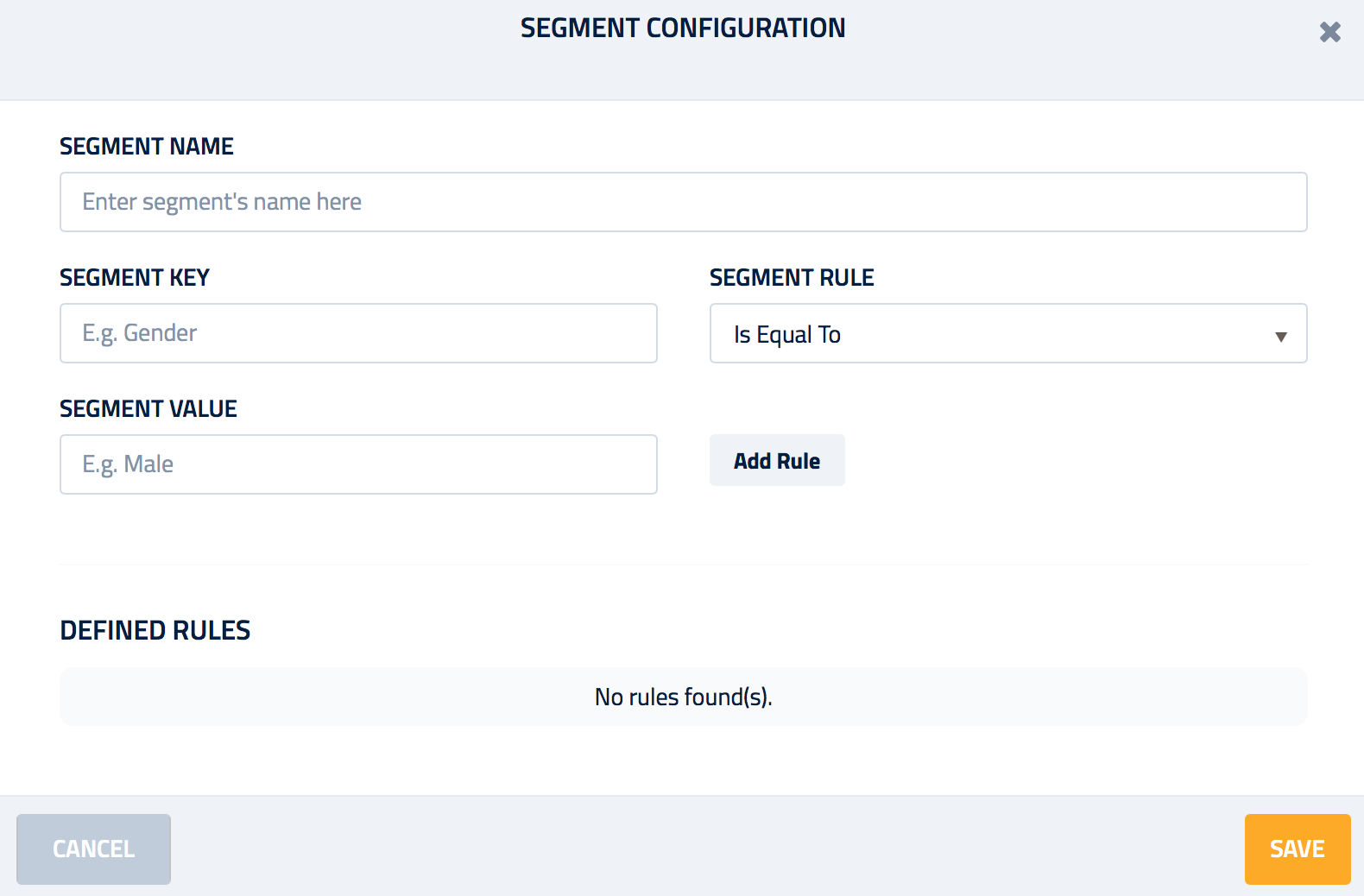 Create Segment