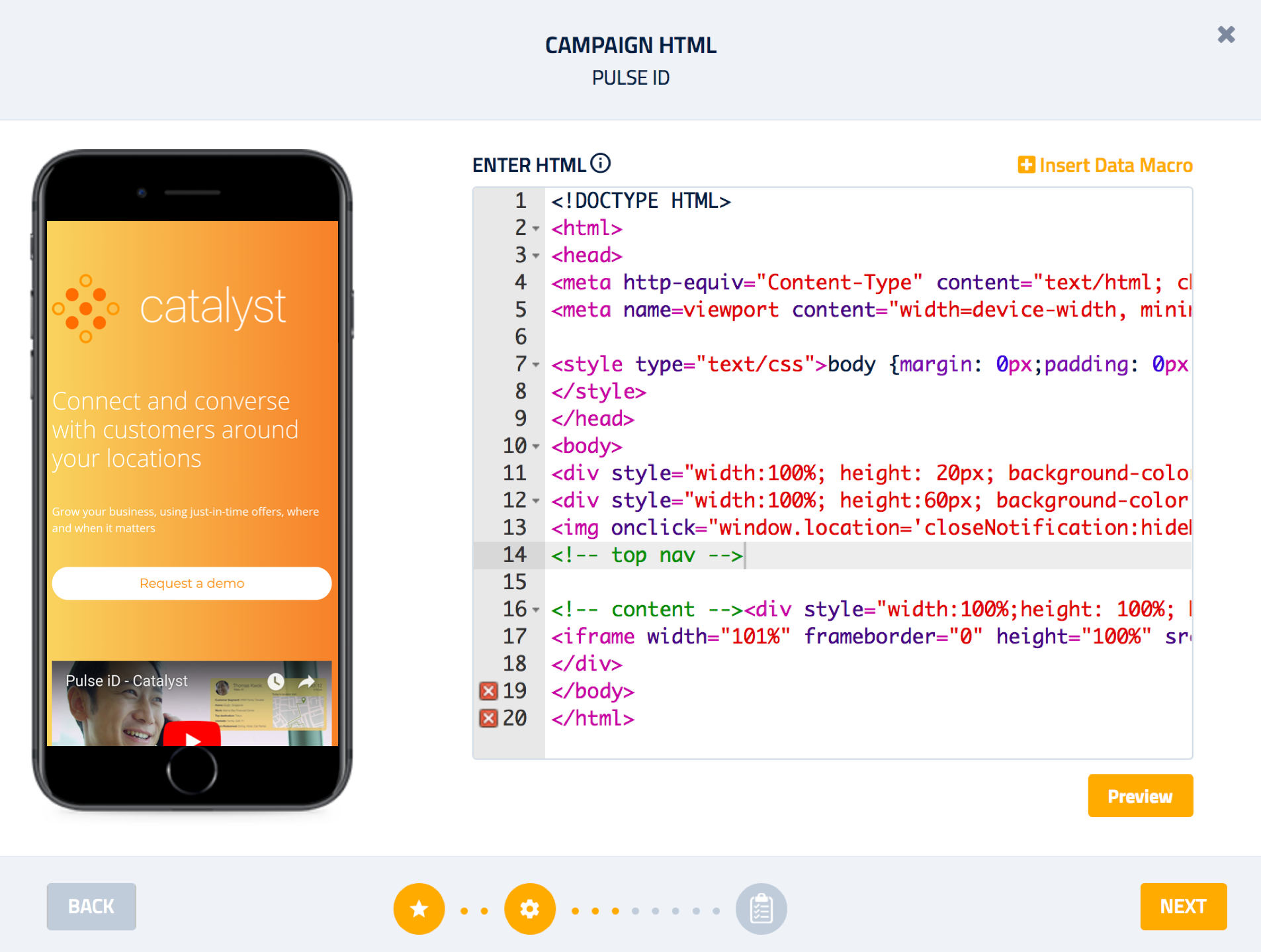 Custom HTML Interaction